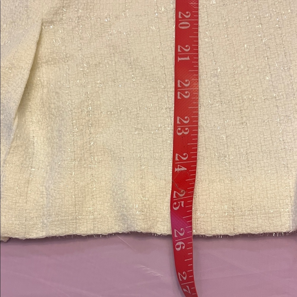 Worthington Cream Textured suit jacket size 10 skirt size 8 - Picture 14 of 15